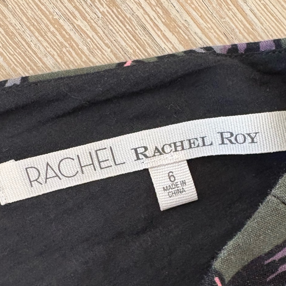 RACHEL Rachel Roy Olive Floral Mini Dress - Picture 6 of 6